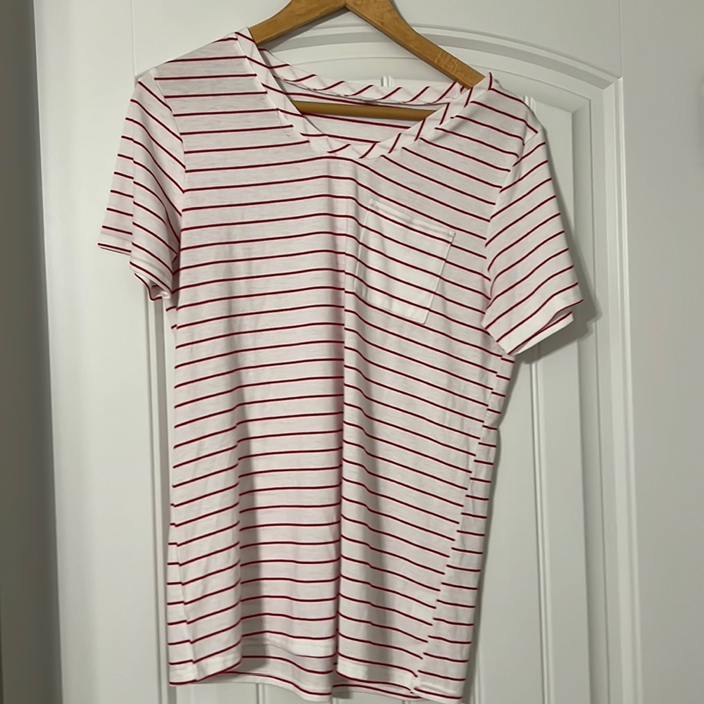 Red Striped Tee